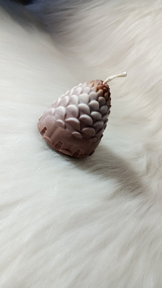 Bougie pomme de pin