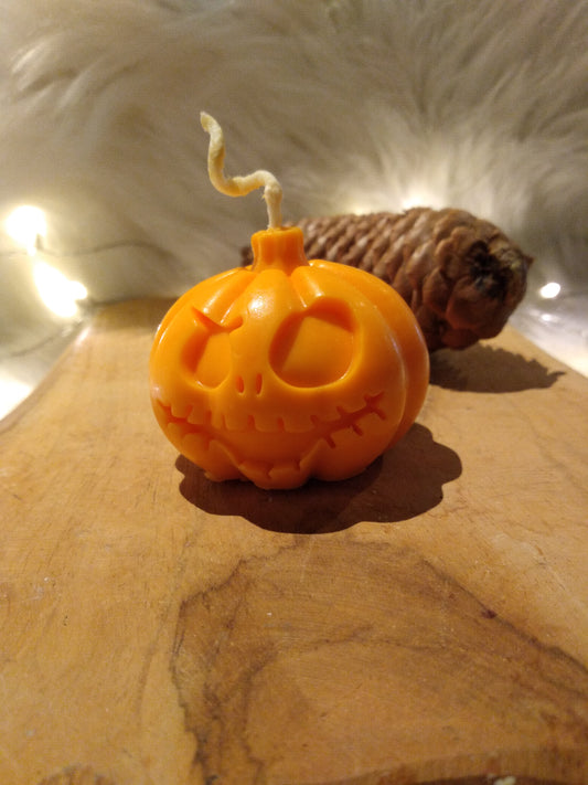 Bougie citrouille