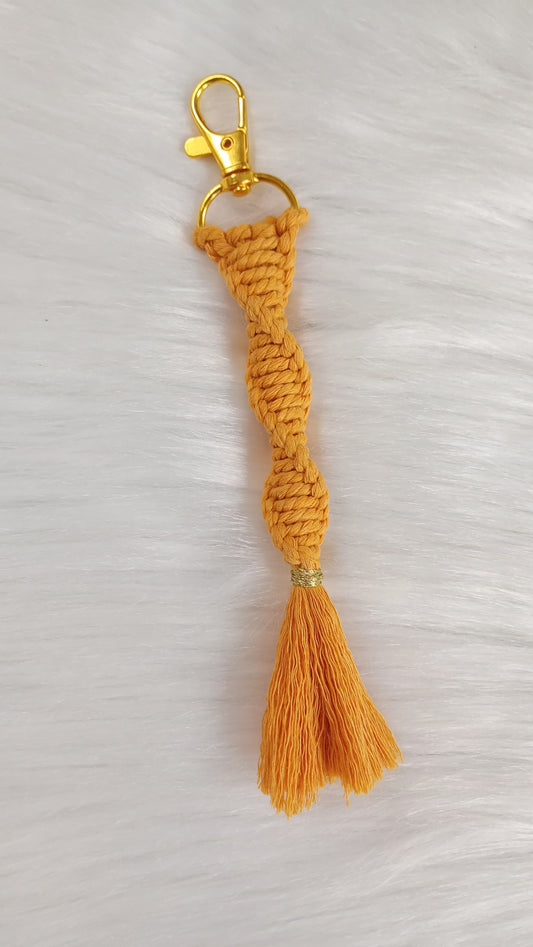 Porte-clé en macramé