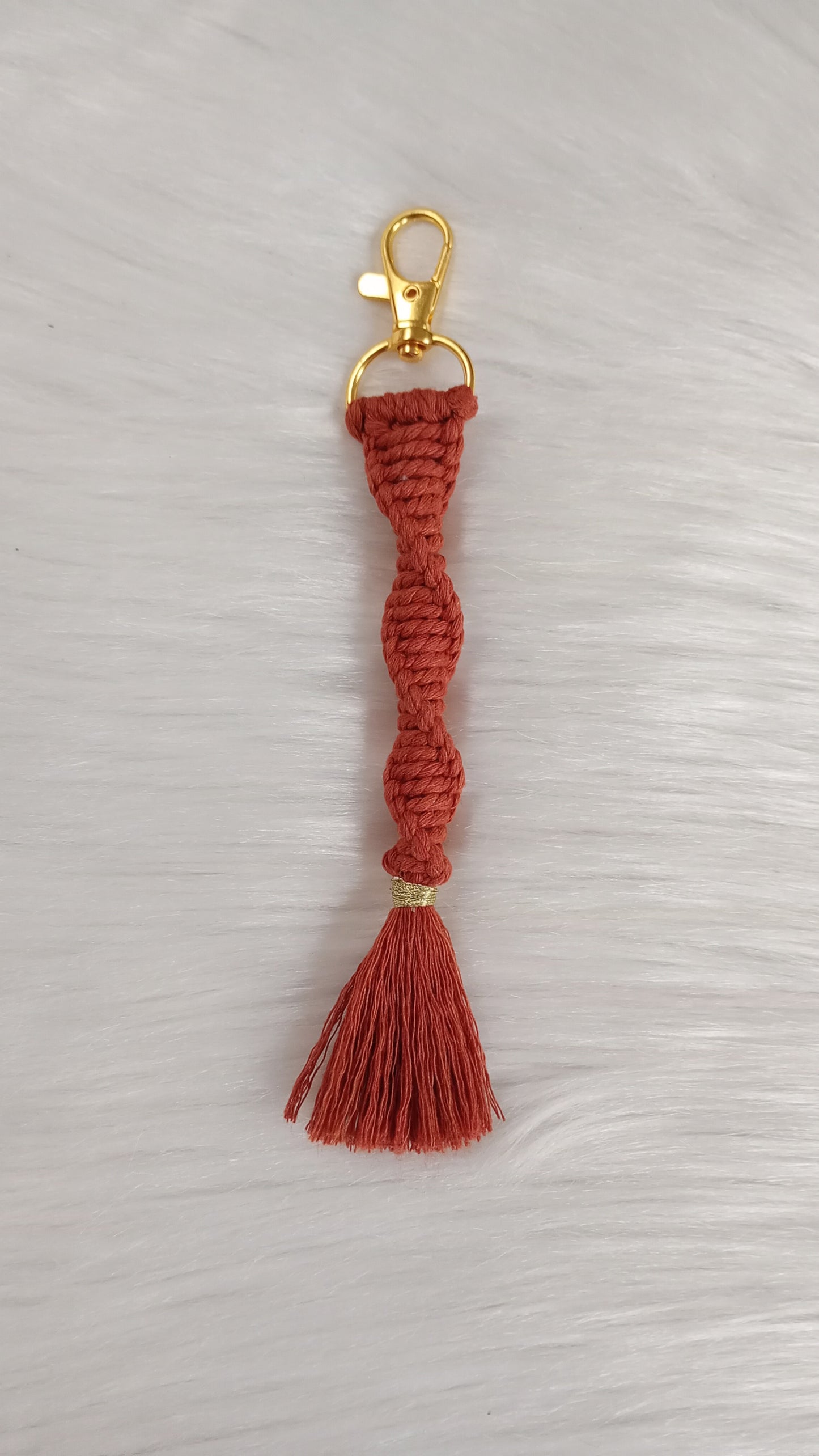 Porte-clé en macramé